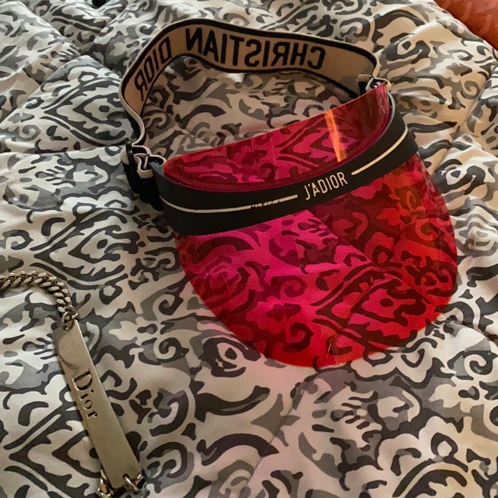 Pink Dior Visor